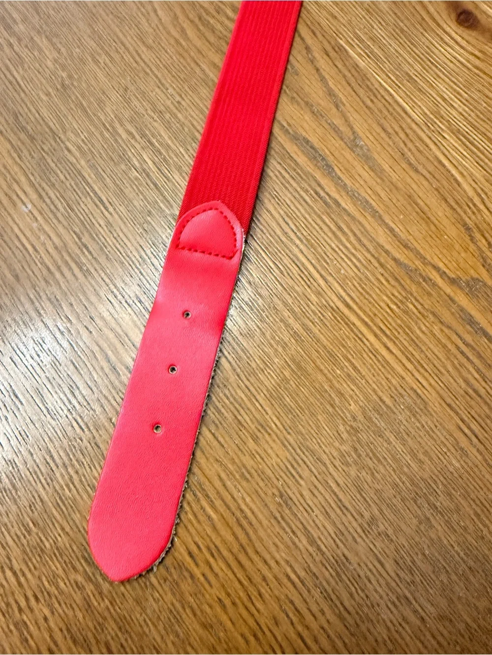 Youth Baseball Belt Red Adjustable Elastic Sports Belt One Size